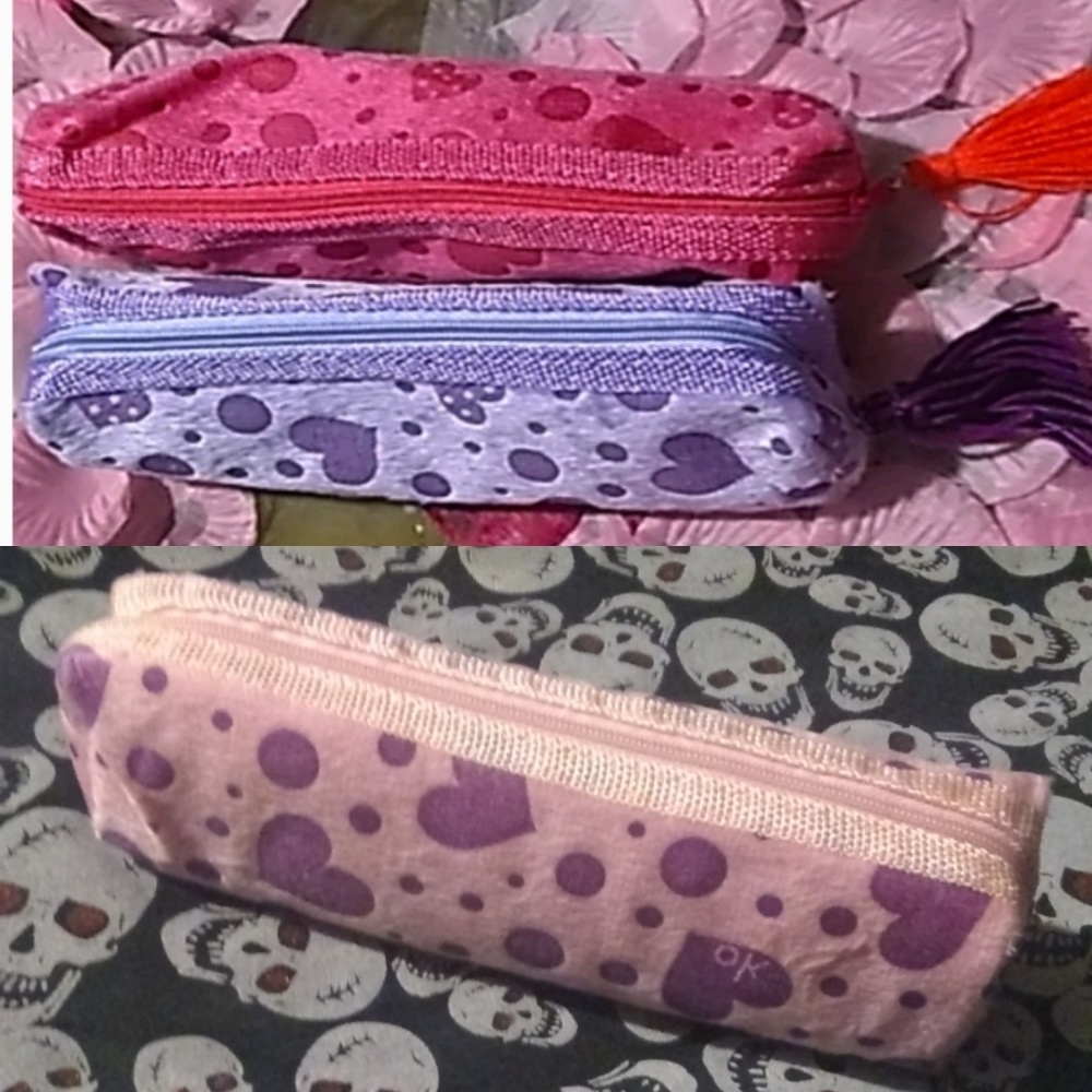 🆕Furry Long Make Up Bag w/Tassel Multiple Colors